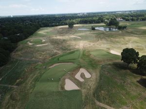 Chicago Golf Club 8th Greenside Bunkers